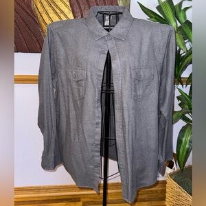 Hurley Charcoal Button-Up Shirt
